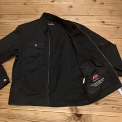 「新品未使用」THREE EIGHTワークジャケット 黒 size2L(LL)のサムネイル
