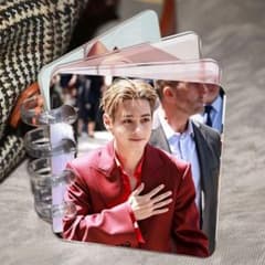 taehyung テヒョン　テテ　アクリルプレートキーホルダー　5cm taehyung テヒョン テテ アクリルプレートキーホルダー 5cm - メルカリ