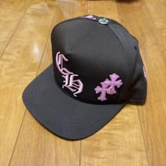 クロムハーツ CH クロスパッチ ベースボール キャップ ブラウン