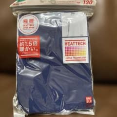 UNIQLO ヒートテック極暖　青　130cmのサムネイル