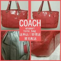 COACH♡enamel tote bagのサムネイル