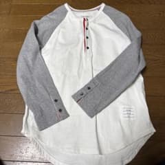 THOM BROWNE ラグラン ヘンリーネック カットソー THOM BROWNE ラグラン ヘンリーネック カットソー - メルカリ