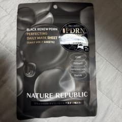 新品未開封 NATURE REPUBLIC ブラックPDRNデイリーシートマスクのサムネイル