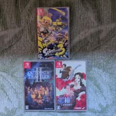 Splatoon 3 薔薇と椿 オクトラ2 Switch ソフト 3本セット - メルカリ