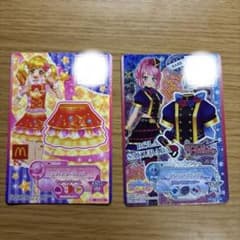 アイカツ！ マクドナルド ハッピーセット カード 2枚セットのサムネイル