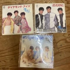 マニア必見！ポスター付き！お得！少年隊 7インチEPレコード 3枚セットのサムネイル