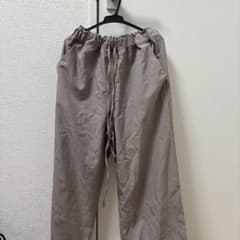ウエストゴム カジュアルパンツ グレージュ Sサイズのサムネイル