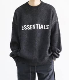 essentials エッセンシャルズ  セーター ニット グレーのサムネイル