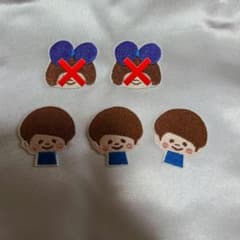 クレアフォーム　刺繍ワッペン 3個セットのサムネイル