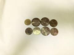値下げました。硬貨(日本の昔の硬貨＋韓国の昔の硬貨)のサムネイル