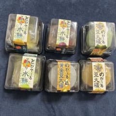 とびでーるフルーツ水餅 スクイーズ のびーる豆大福セット　まとめ売り　新品未開封のサムネイル