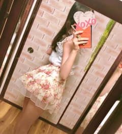 花柄 ミニスカートのサムネイル