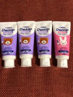 【新品未使用】チェックアップ 子ども用 歯磨き おまけ付のサムネイル