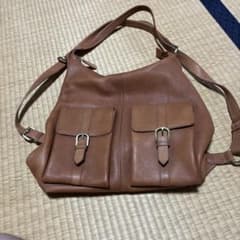 ハレルヤ レザー 2way リュック ショルダーバッグのサムネイル