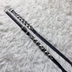 希少 美品 トーガビリリース ダブルバックル コンチョ ベルト レザー