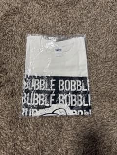 レア】新品未使用 TAITO バブルボブル Tシャツ ホワイト/ブラック