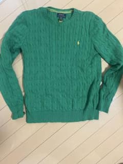 POLO RALPH LAUREN グリーンニットのサムネイル