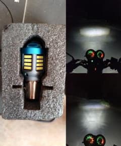 ☆ba20d LEDヘッドライト12v15w（H4BS）ほぼ新品☆のサムネイル