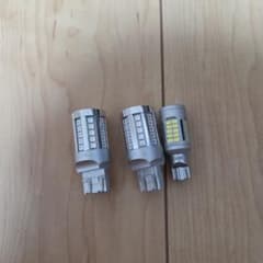 hid屋　T20 ダブルLEDバルブ 3個セット 高輝度 　T16　ヴァレンティのサムネイル