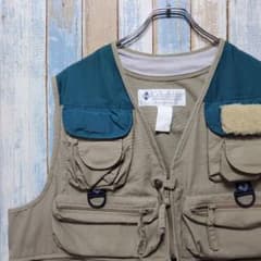 HB138☆コロンビア☆フィッシングベスト☆PFG☆ヴィンテージ☆90s☆XL