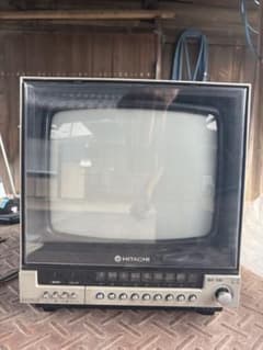 【昭和レトロ】日立 カラーテレビ C10-130 室内アンテナ付 1981年製 昭和レトロ】日立 カラーテレビ C10-130 室内アンテナ付 1981年製