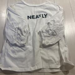 NEATLY ロゴ入り 五分袖 カットソー ホワイトのサムネイル