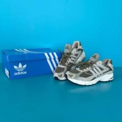 adidasアディダス【新品】レスポンス CL スニーカー グレーカーキ28/5 