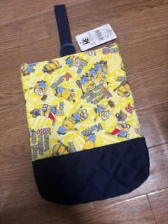 ミニオン 黄色×ネイビー 上靴入れ 上履き入れのサムネイル