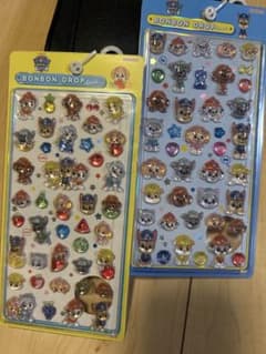 パウ・パトロール ボンボンドロップシール 2種セットのサムネイル