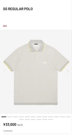 新品］TFW49 メンズ ポロシャツ SS REGULAR POLO 26SS - メルカリ