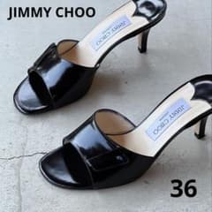 JIMMY CHOO Y2K ブラック ミュール 36 JIMMY CHOO Y2K ブラック ミュール 36 - メルカリ