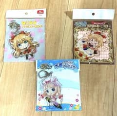 魔法使いの黒猫のウィズ アクリルキーホルダー アリエッタ×2&ガトリン