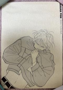 【当時物】BANANA FISH バナナフィッシュ ポスター　吉田秋生　アッシュ