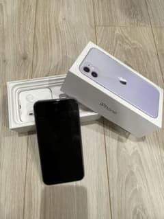 値下げしました　iPhone 11 パープル 64 GB simフリーのサムネイル