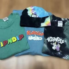 Q*n様 RIPNDIP 古着Tシャツ ロンTビーニー 4点セットのサムネイル