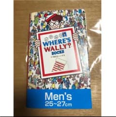新品☆ウォーリーを探せ 靴下 25-27cmのサムネイル