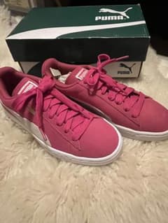 新品/箱あり PUMA スウェードスニーカー　ピンク レディースのサムネイル