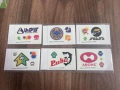 スプラトゥーン2 ステッカー　6種のサムネイル