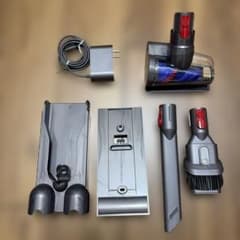 dyson V12 Detect Slim Fluffy充電器＋アタッチメント