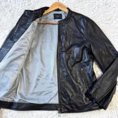 極美品 リューグーレザーズ ラムレザー ライダースジャケット