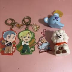 BT21 키링 피겨 5점 세트
