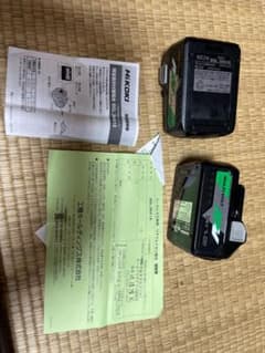 未使用　BSL36A18　バッテリー　HiKOKI  純正品　36V　2個のサムネイル