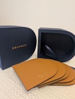 新品未使用] DELVAUX レザーコースター 5枚セット ボックス付き - メルカリ