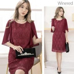 美品♡レースパーティードレスのサムネイル