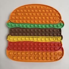 プッシュポップバブル 知育玩具 ハンバーガー