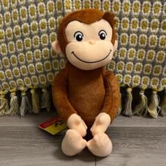 おさるのジョージ Lぬいぐるみ いろいろポーズ