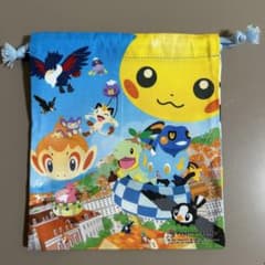 ポケモン　巾着袋　給食袋　コップ入れのサムネイル