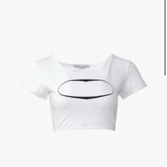 THEREDTHREAD S open tee heart ホワイト Fのサムネイル