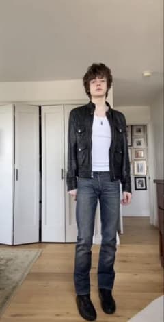 2000s neil barrett leather denim archive | Mercari