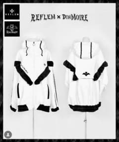 REFLEM x DimMoire フリルジャージ REFLEM x DimMoire フリルジャージ DimMoire × REFLEM コラボ パーカー